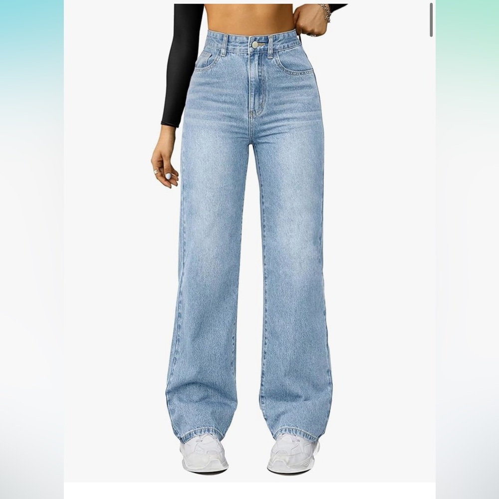 Amazon High Rise Straight Jeans